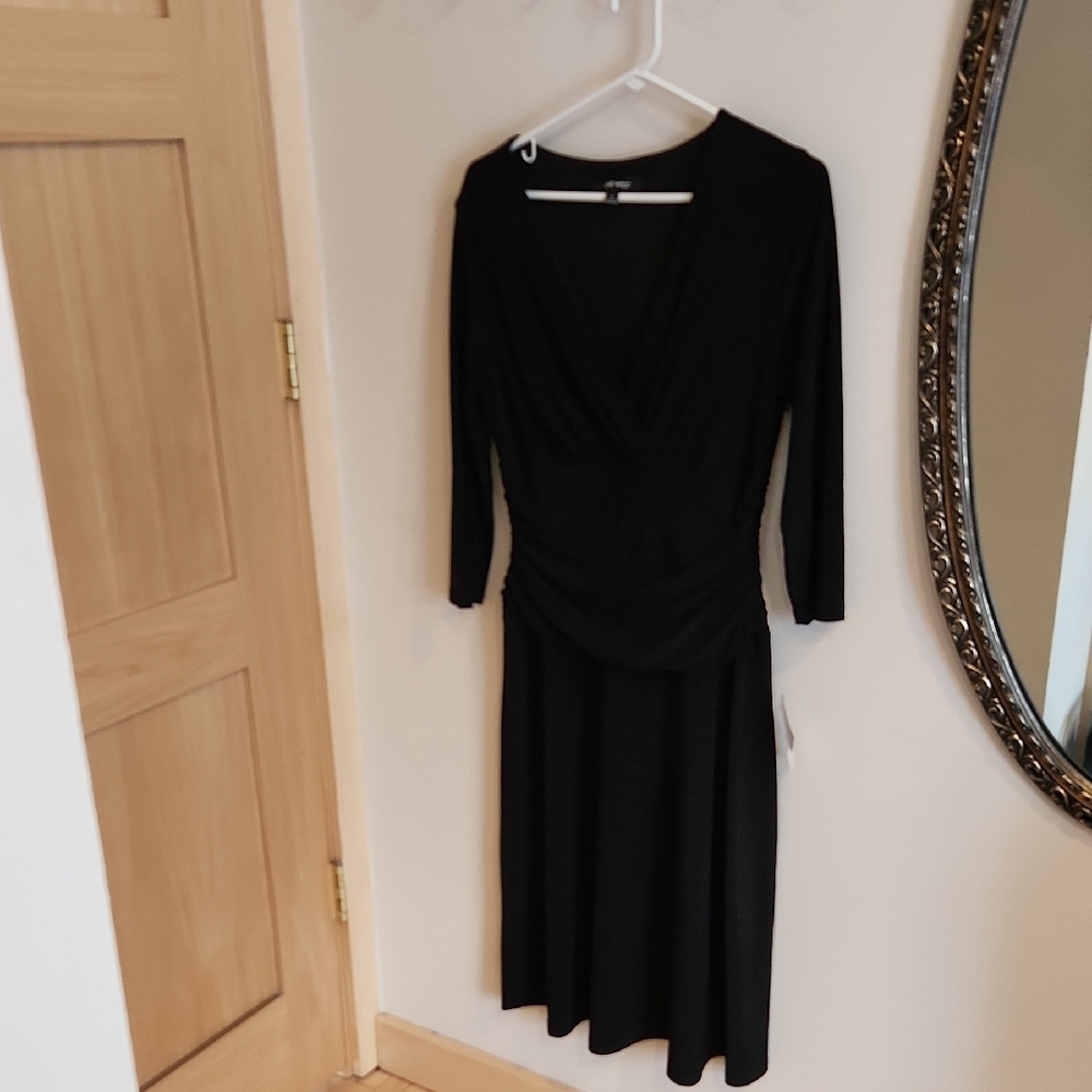 Nine West Black Long Sleeve Dress
